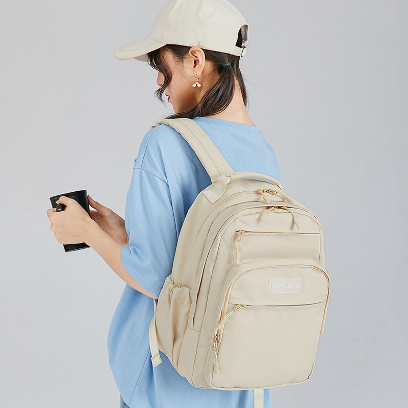 shouldcat背包双肩包大容量电脑包女防水学生书包backpack