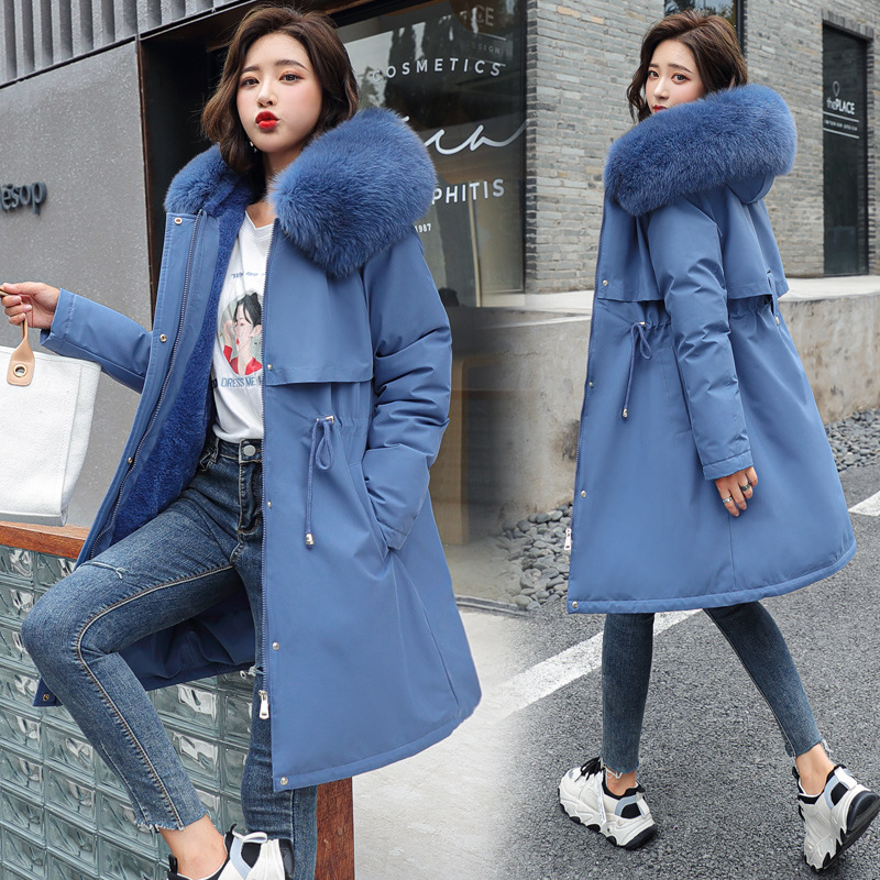 Winter Thicken Warm Jacket Women Double Sided Hooded Coats