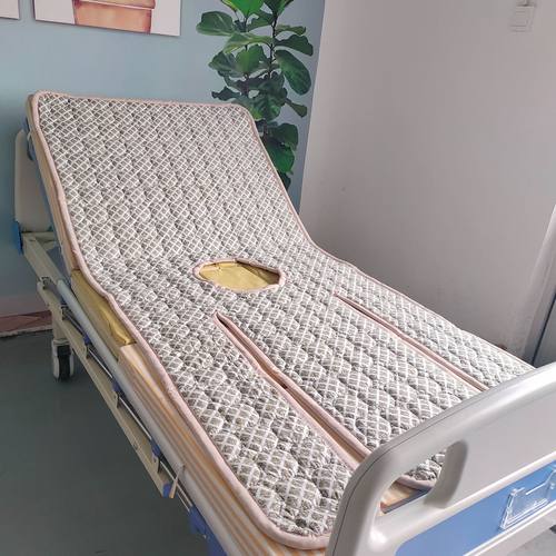 护理床棉褥子中曲全曲病床床垫加厚防滑带便孔可机洗医用医用护理