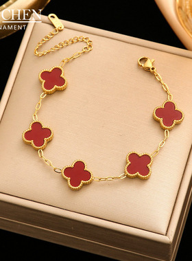 外贸手链轻奢钛钢简约