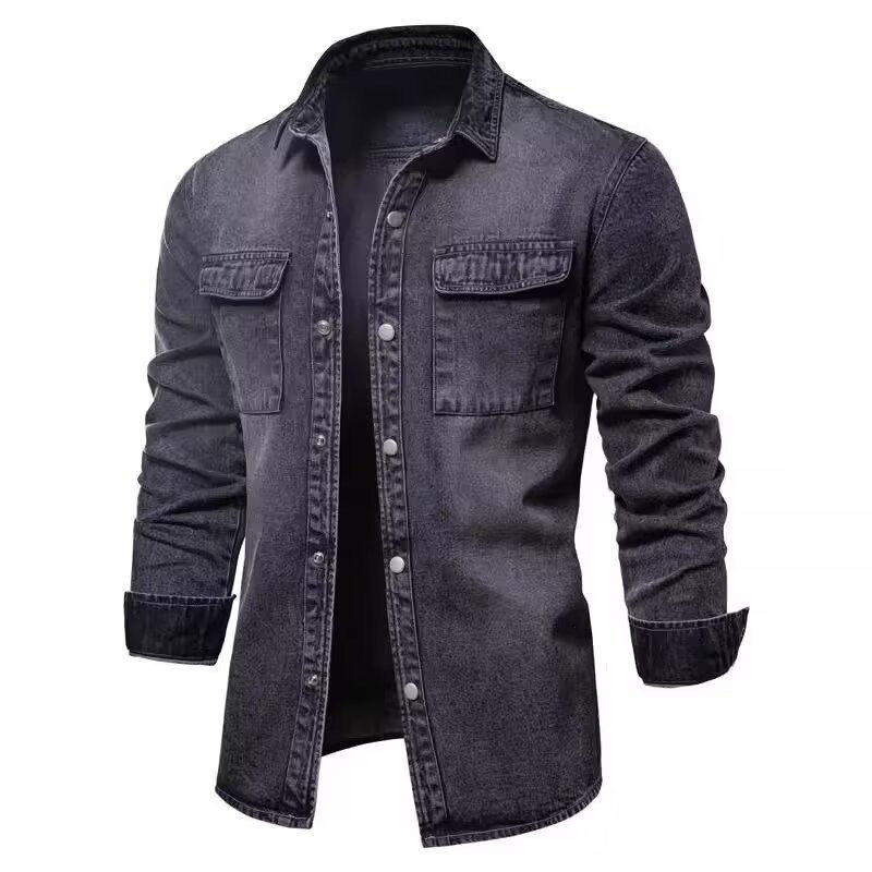 Denim jacket tr衬衫