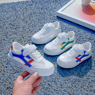 Breathable Mesh White Children Boys Sneakers Shoes Girls