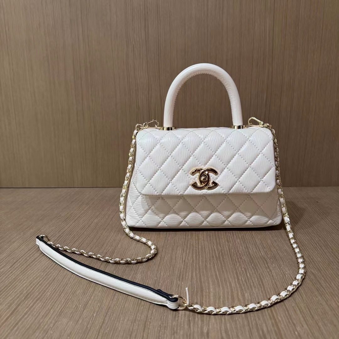 大牌真皮小香风菱格链条包气质手提包新款女包肩包百搭斜挎包包