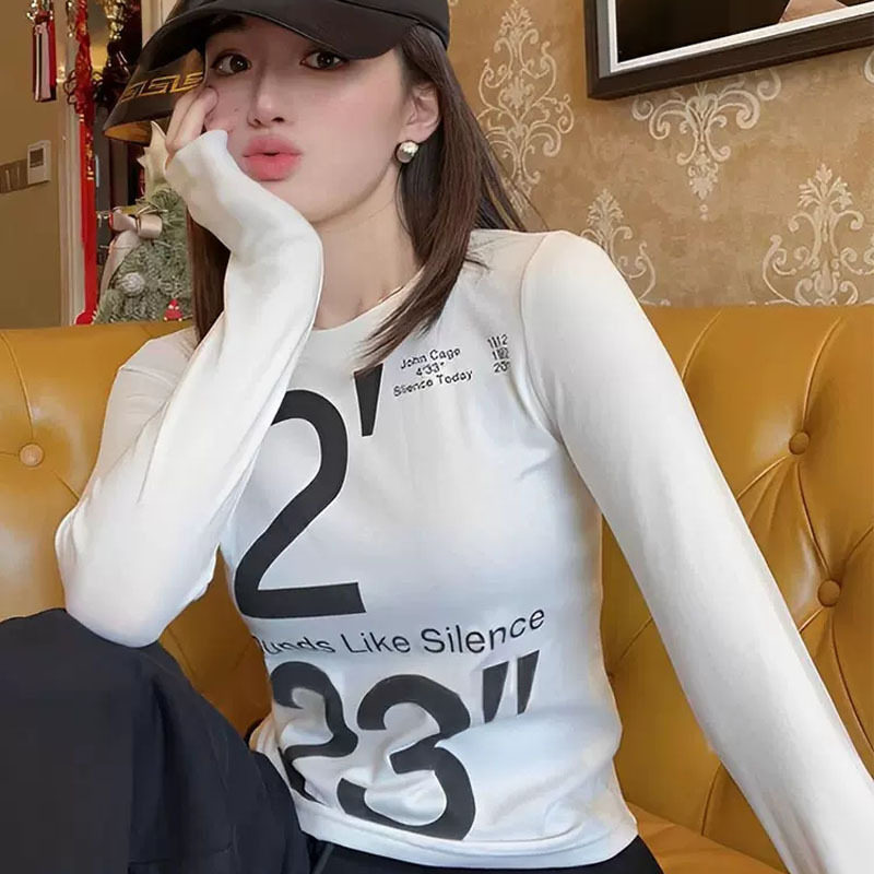 2025春季新款级感洋气打底衫T恤
