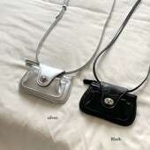 韩国新款 时尚 潮流设计师mini零钱包女2025春季 肩斜挎链条口红包