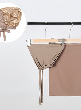 Chiffon Turban and Lining lacing small cap adjustable small