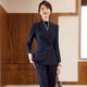 正装 女藏青色职业气质时尚 西服售楼部商务工作服面试外套 套装 西装
