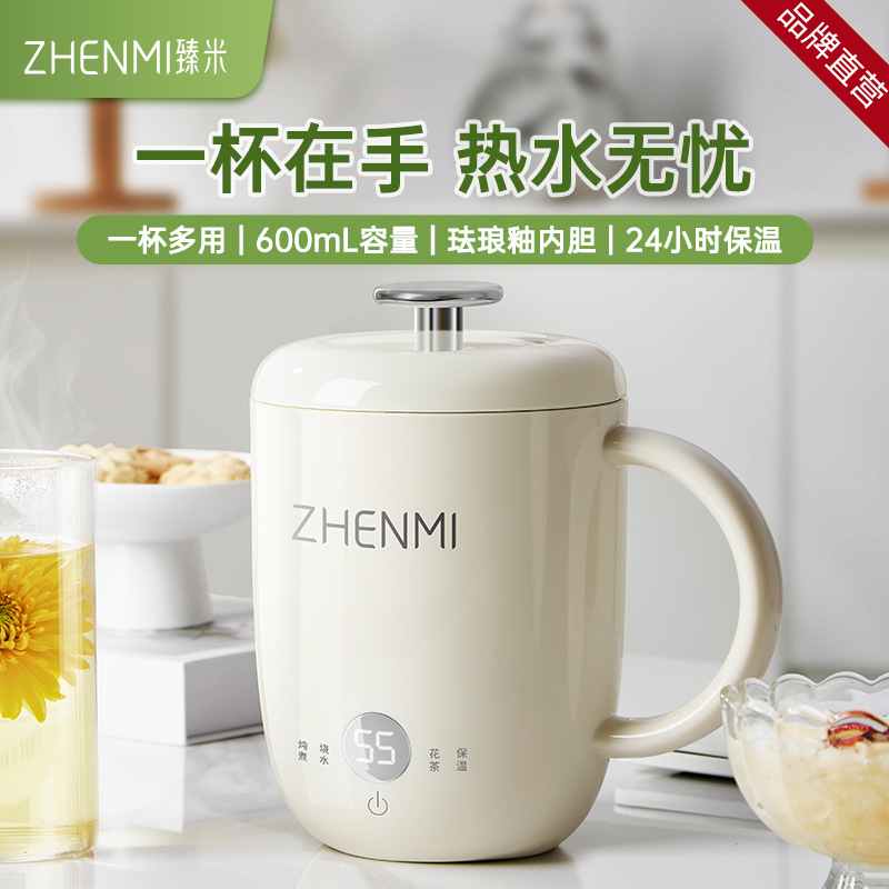 臻米养生壶迷你小型一人家用多功能煮茶器公室宿舍炖煮杯烧水壶