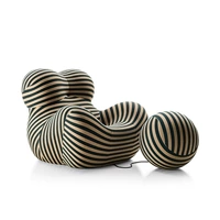 Синяя и желтая полоса+синий и желтый шарик