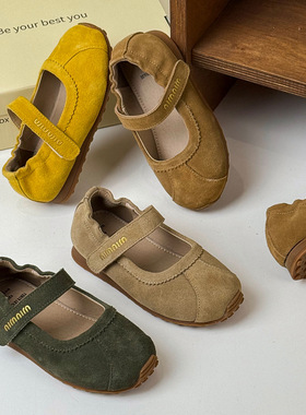 17th second女童时尚包头鞋夏季新款软底防滑卡其包头鞋