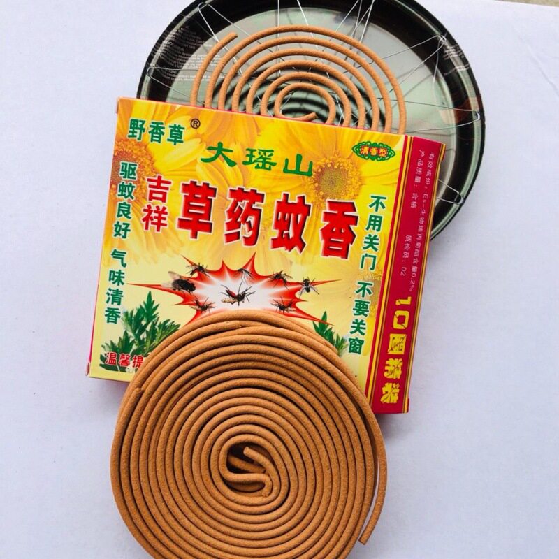蚊香 家用全无敌中草药大瑶山吉祥野外杀蚊驱虫强力有效灭蚊盘香