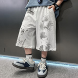 童夏季薄款短裤2025新款中大儿童五分裤子中裤卫裤运动裤夏装潮，商品下架区，祺妙童装