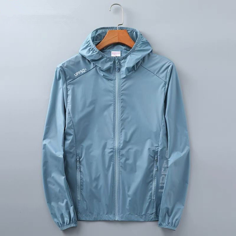 夏季超薄防晒衣士户外钓鱼防晒服防紫外线皮肤衣女定制logo印字