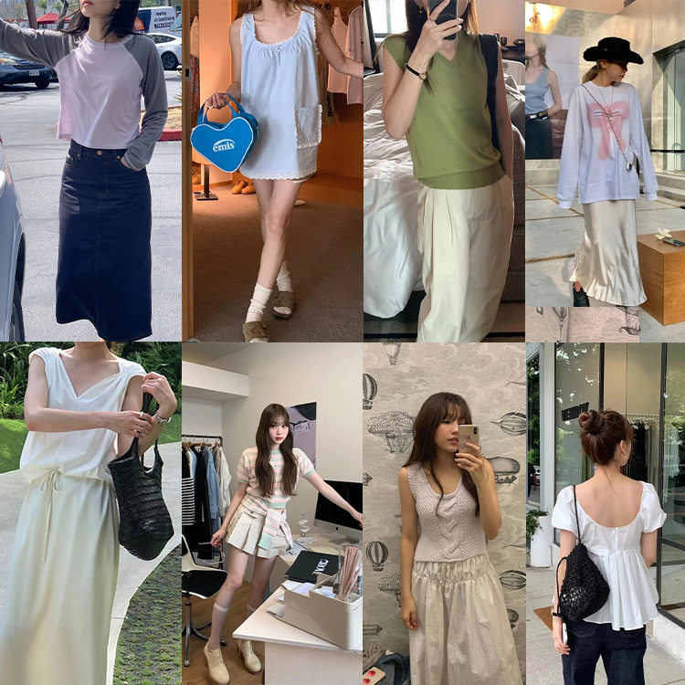韩国东大门短袖上衣2025女清仓款