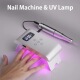 Dryer 35000RPM Machine Nail Lamp Rechargeable