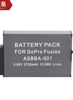适用ASBBA-001运动相机电池适用于Gopro Fusion  360 相机电池