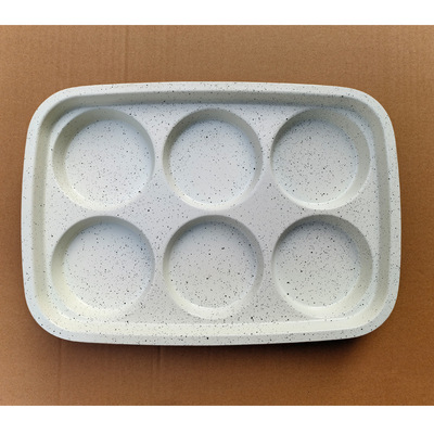 爹地熊多功能料理锅六圆烤盘丸子盘平盘条纹盘摩飞9088和9099可用