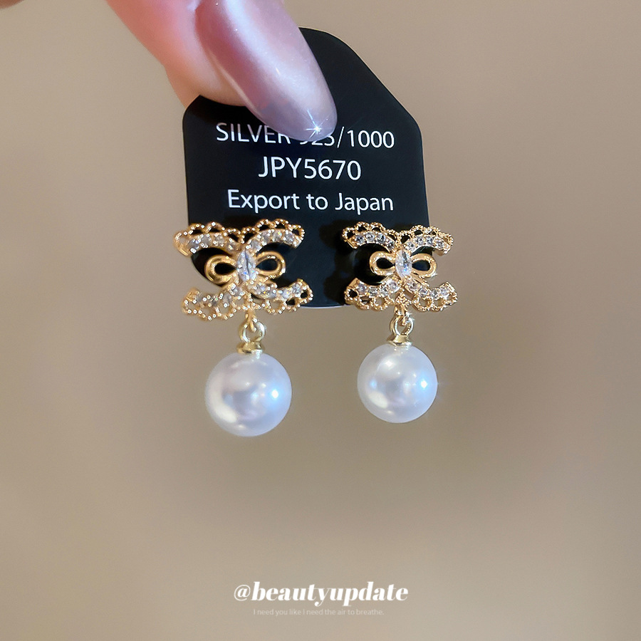 18k银针珍珠气质仿珍珠