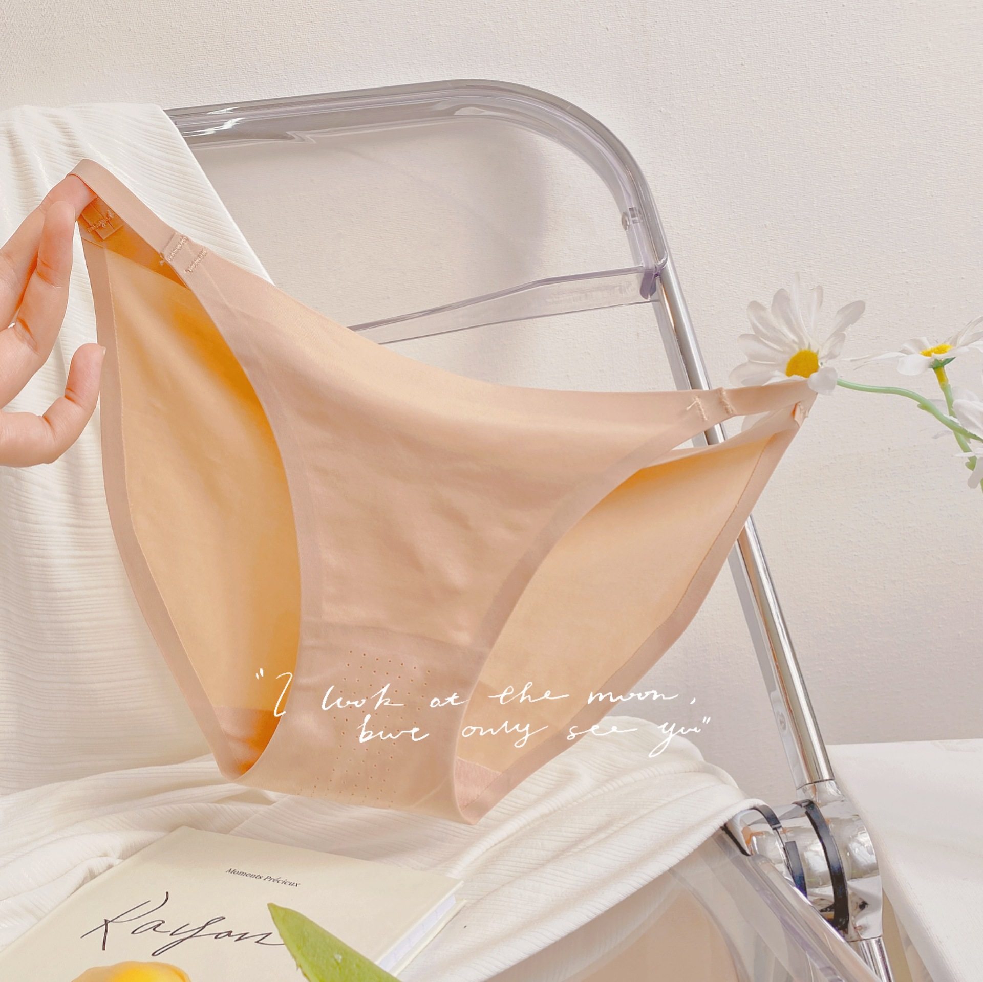 九思studio 大地色咖系辣妹风沙滩美女低腰细带净版女生无痕内裤