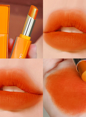 橙色口红不沾杯南瓜色正橘色烂番茄色暖橘色调系元气血橙色橘红色