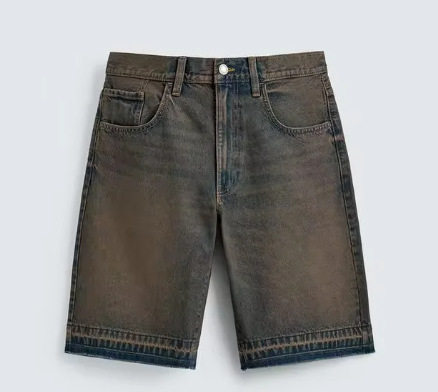 Za American-Style Washed Vintage Jeans for Men, Autumn High Street Cleanfit Straight-Leg Trendy Brand Pants, Trendy Casu foto 4