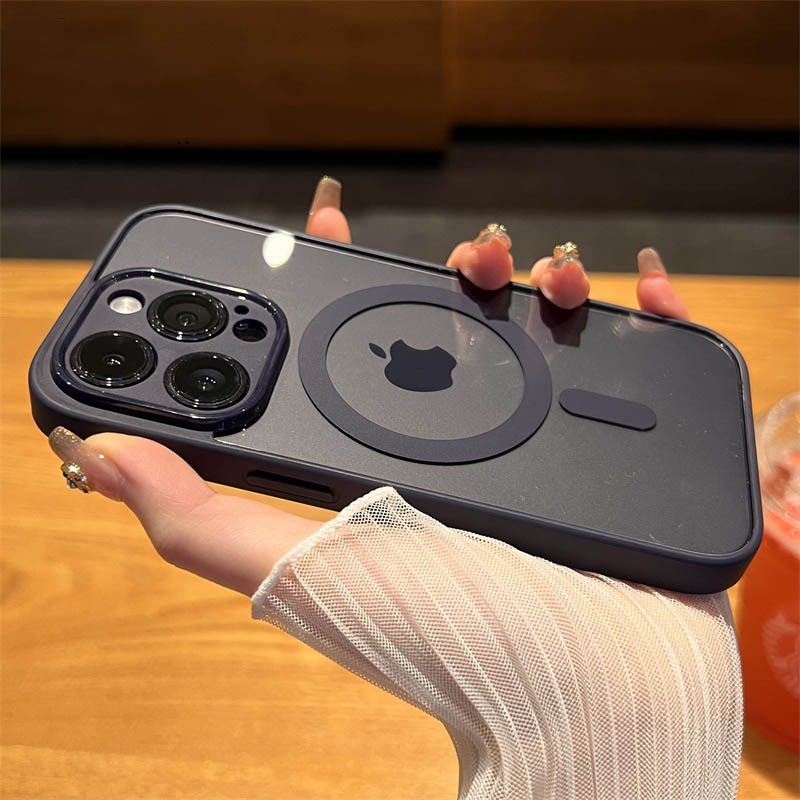 苹果磁吸手机壳磨砂防摔Apple Magnetic Phone Case iPhone 16 15 14 13 Matte Anti Drop Protective Cover