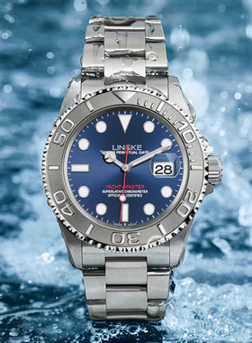 凌刻/LINGKE士手表爆款游艇全自动机械表夜光防水