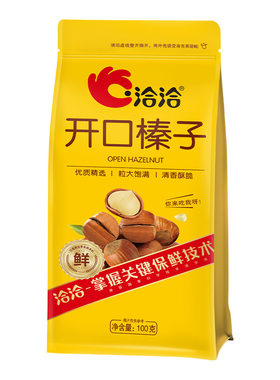 洽洽500g榛子开口松子干果坚果零食原味新鲜香脆可口