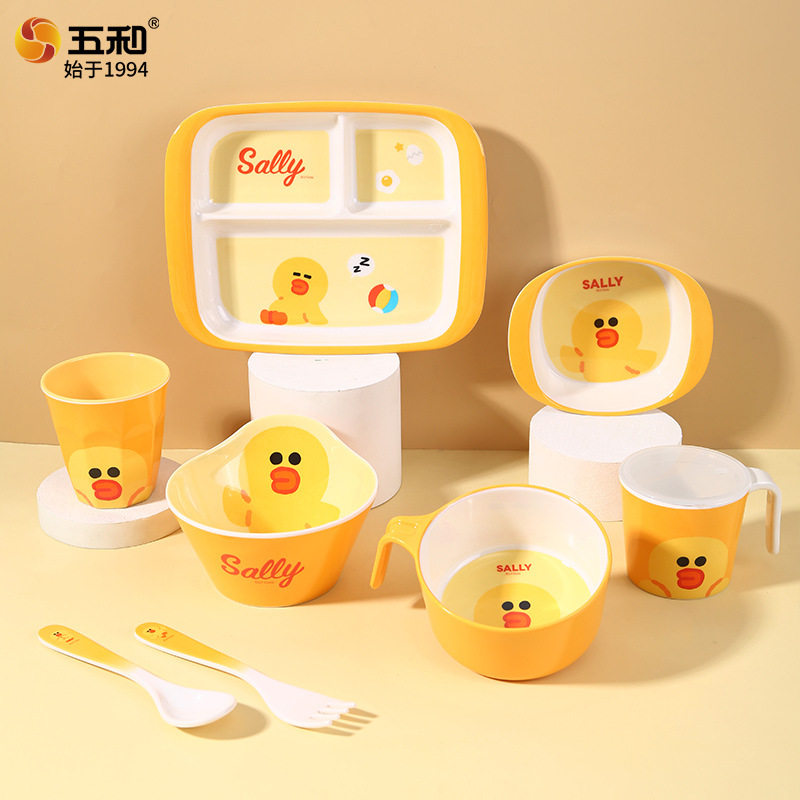 五和莎莉鸡密胺儿童餐具