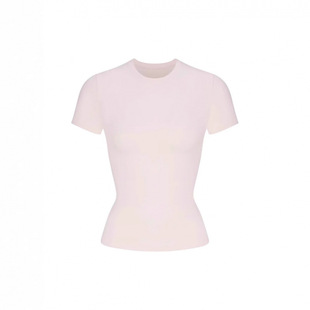 T恤上衣宝贝蓝色粉色 短袖 STAY修身 正肩打底衫