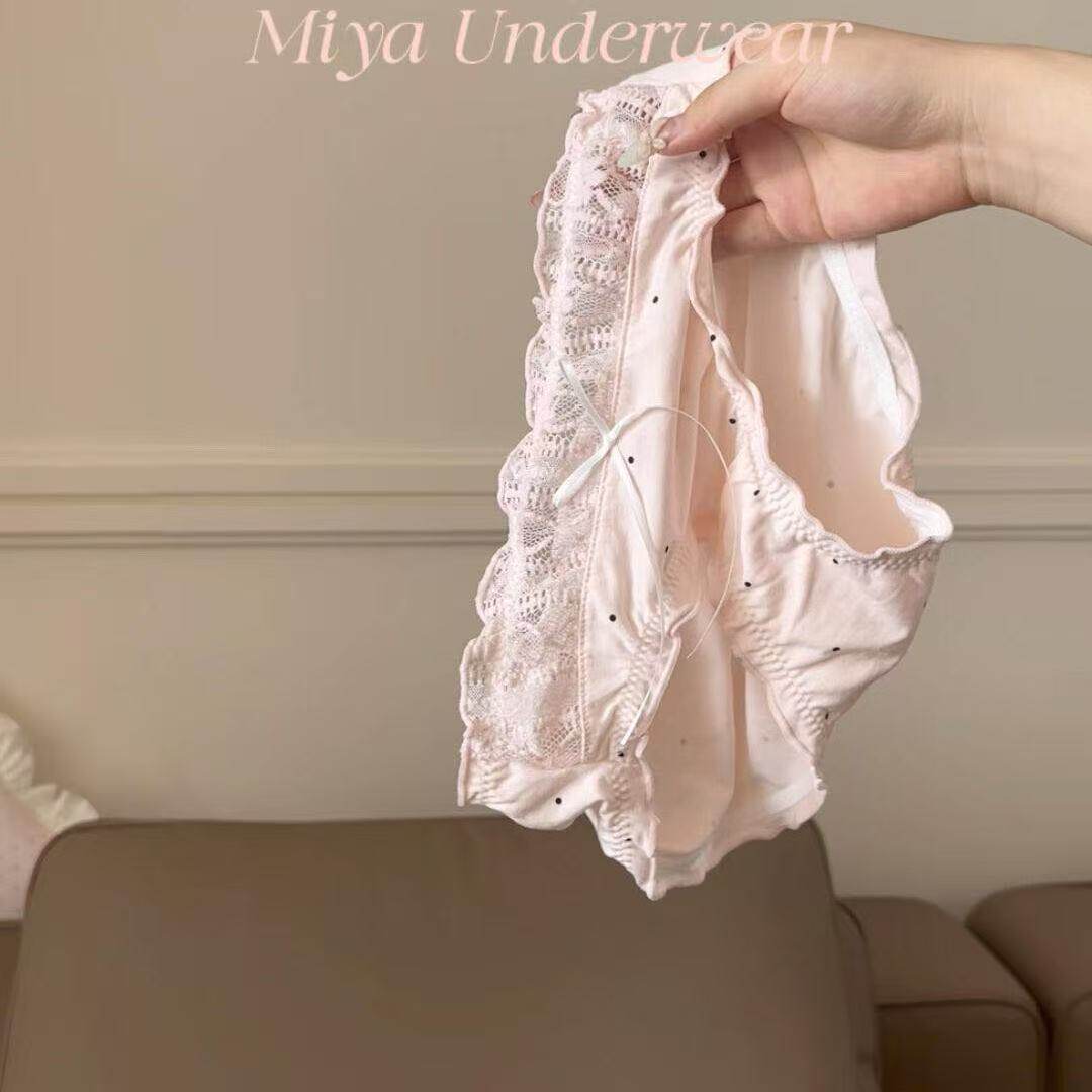 粉色奶油泡芙~太可爱了!甜进心里啦!甜美纯欲内裤女夏纯棉透气