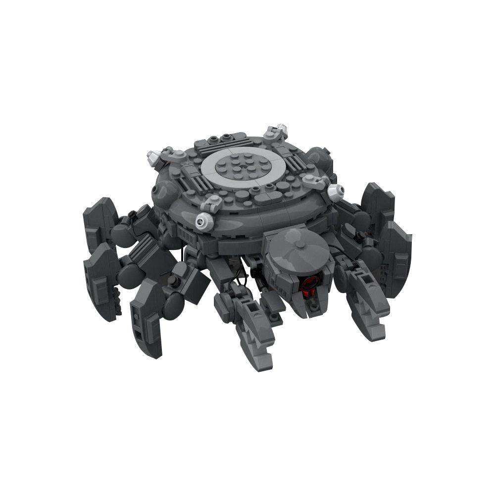 【高砖零件】星球大战曼达洛人蜘蛛坦克MOC-182620拼装积木玩具