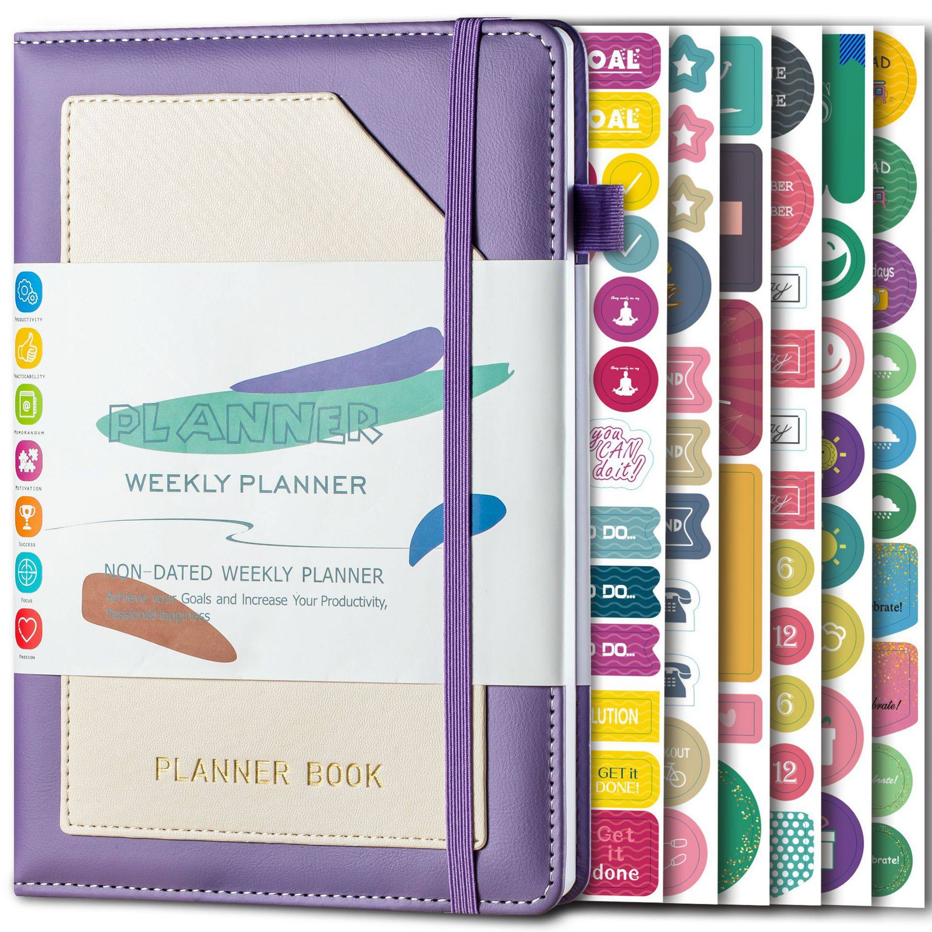 A5 Agenda Planner Notebook Secret Diary Weekly Goal Habit Sc