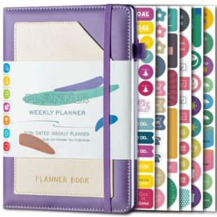 A5 Agenda Planner Notebook Secret Diary Weekly Goal Habit Sc