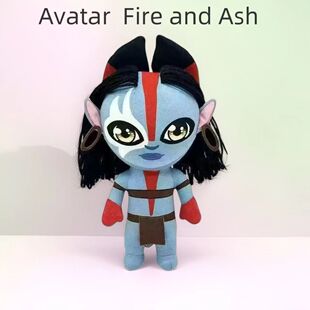 新款Avatar Fire and Ash 长发的阿凡达周边公仔灰烬毛绒公仔玩偶