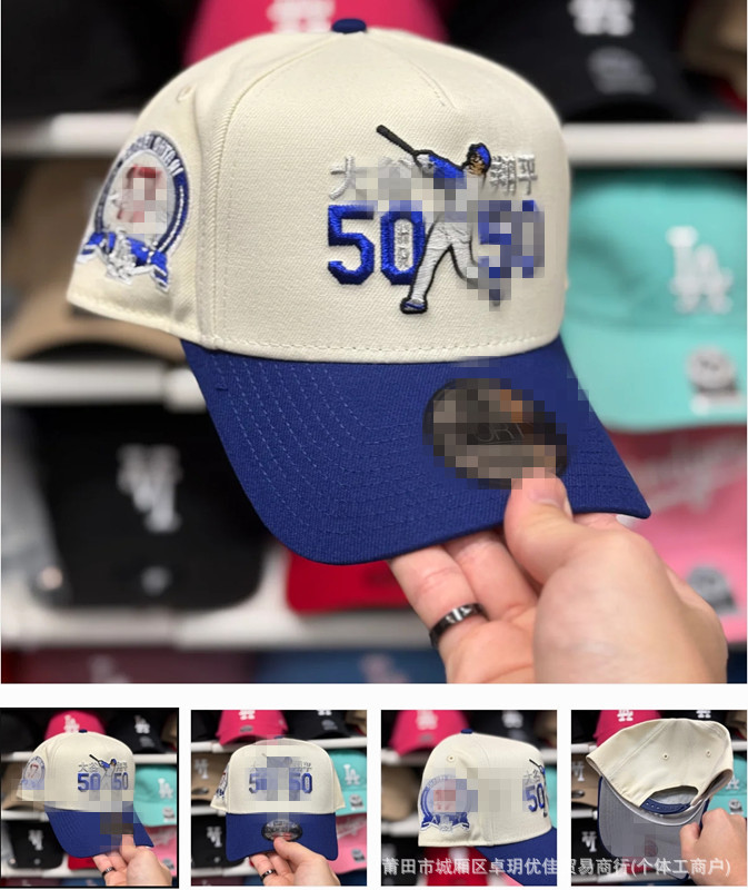Cross-Border 2026 New Model Baseball Cap Dodgers Sun Hat N-Y Unisex Embroidered Hat with Adjustable Curved Brim A-200