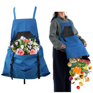 outdoor picking large pocket apron gardening wear release
