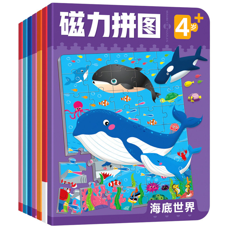 儿童益智磁力拼图孩女孩智力