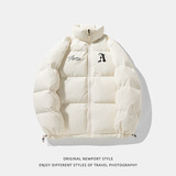 立领棉服冬季加厚保暖面包服下摆可调防风棉衣外套L5143-P70控108，男装棉衣，电商A362