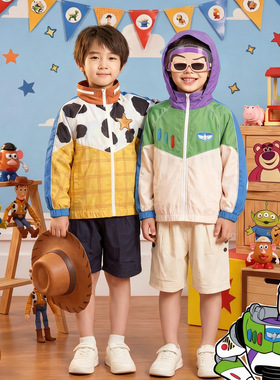 玩具总动员胡迪衣服巴斯光年防晒服 UPF50 + 轻薄透气防晒衣夏季