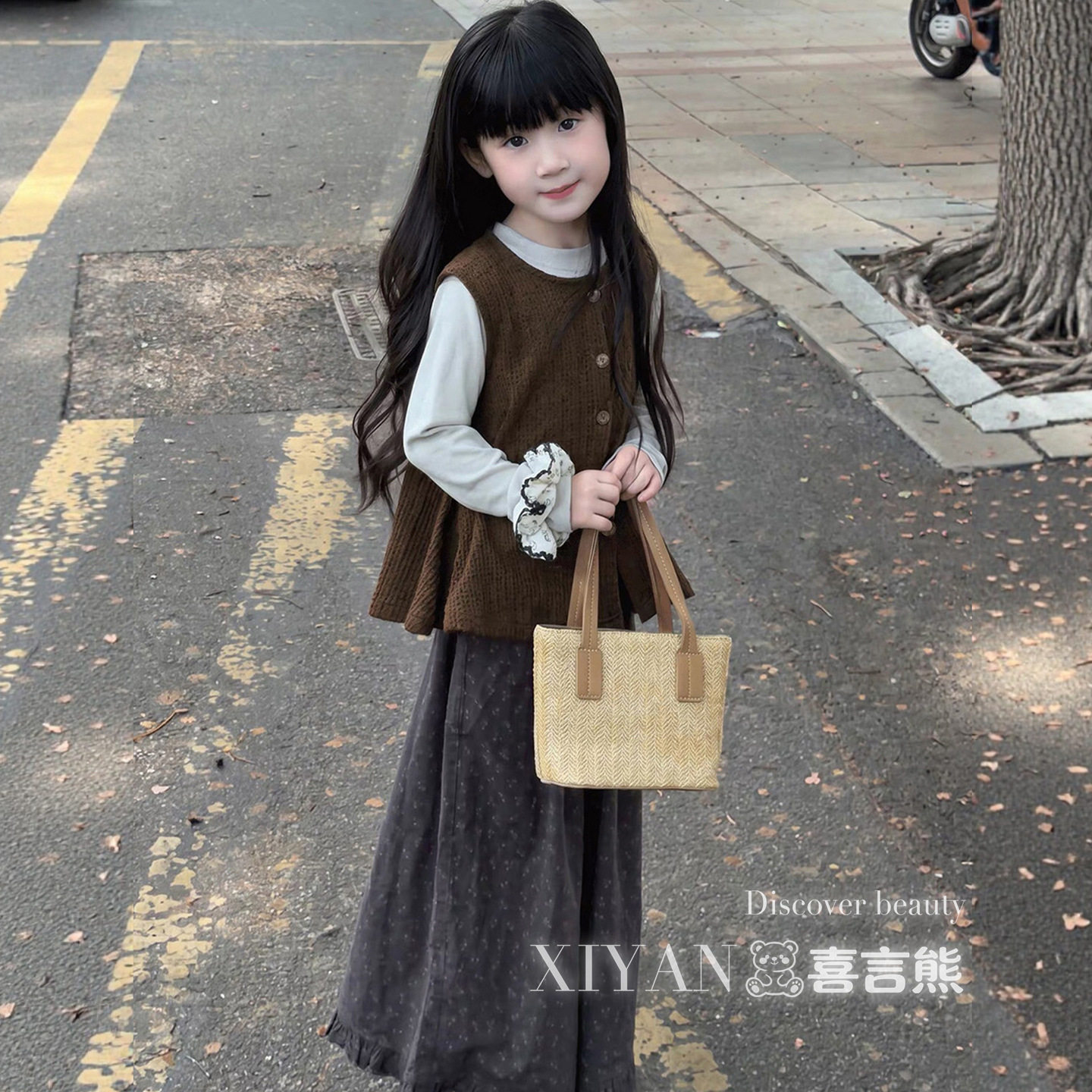 女童秋装洋气时髦2026新款童装