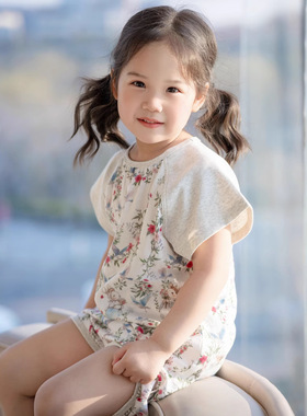 17th second宝宝短袖竹纤维睡衣亲子夏季薄款裙子连体睡衣A类