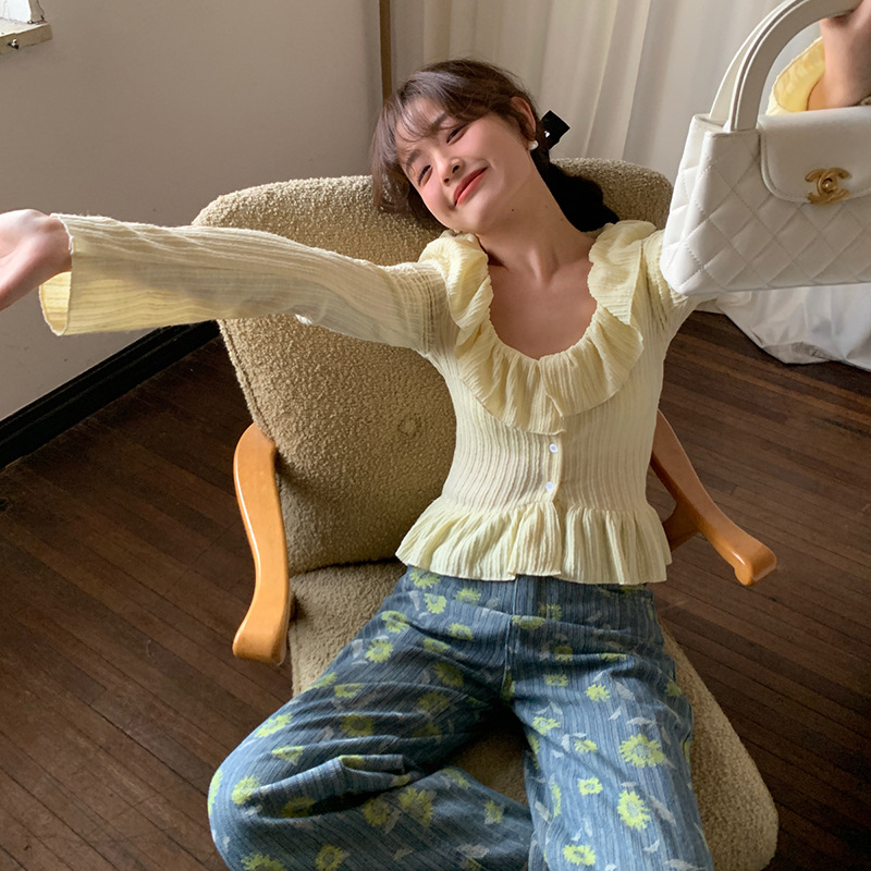 2024年春季牛仔裤女直筒长裤