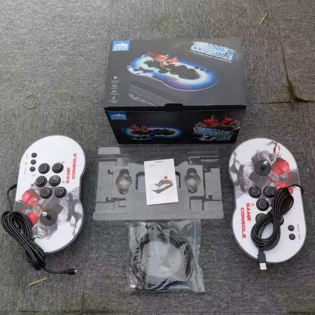 M9游戏机MT6电视家用M8 PLUS双打清有线摇杆PS1带1万游戏PSP