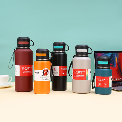 运动茶水分离316不锈钢泡茶壶