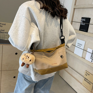 外贸出口欧美风格小包包女2026新款时尚韩版斜挎包帆布包小方包潮