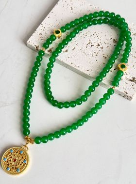 中式串珠沙金气质简约世界风