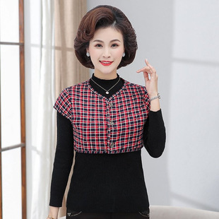 妈妈加绒加厚护肩防寒驼绒棉中袖 睡觉护颈椎坎肩 小背心中老年女装