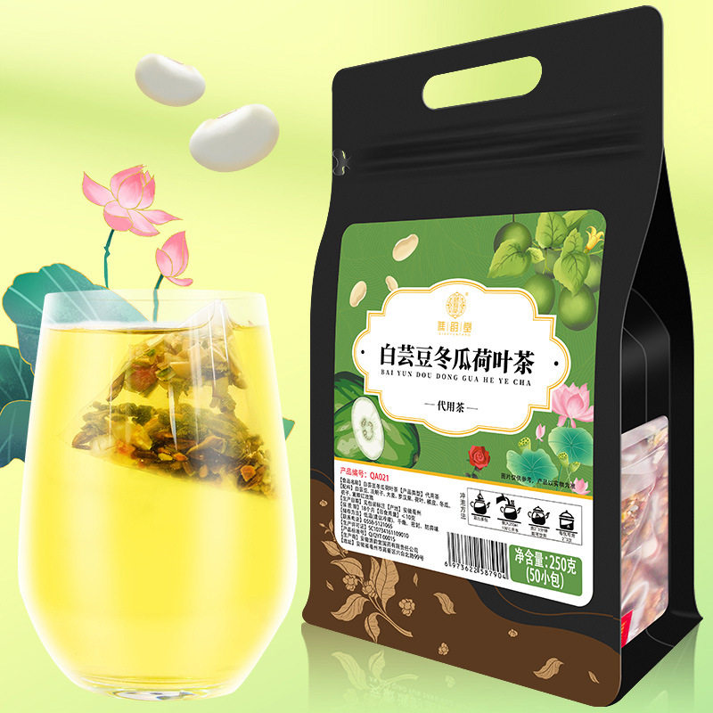 白芸豆冬瓜荷叶茶250g/袋图片