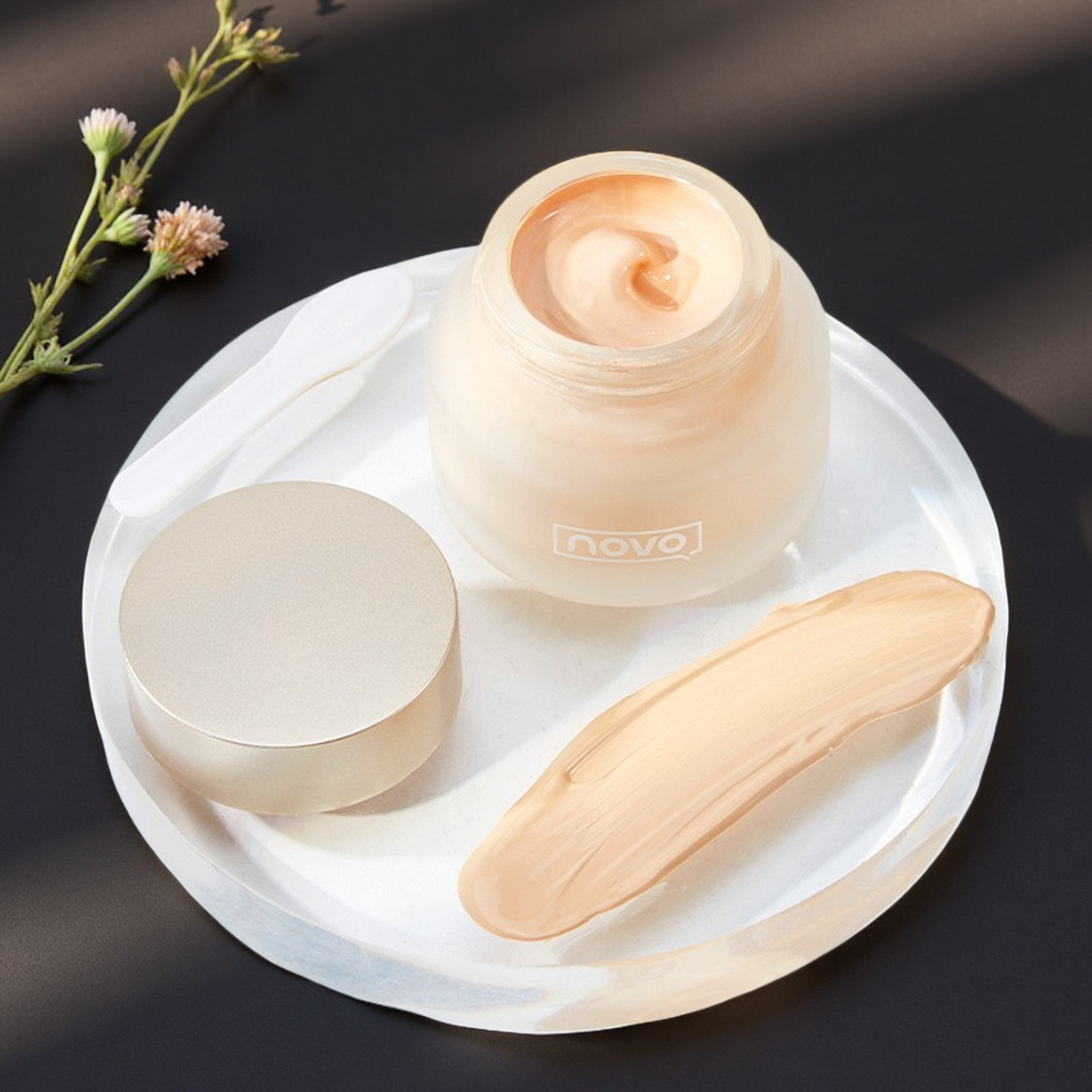 薇诺娜奢宠柔光粉底液遮瑕隔离美白防晒控油保湿持久不脱妆不卡粉